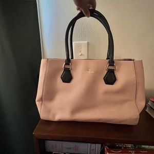 authentic Kate Spade, light pink and black
